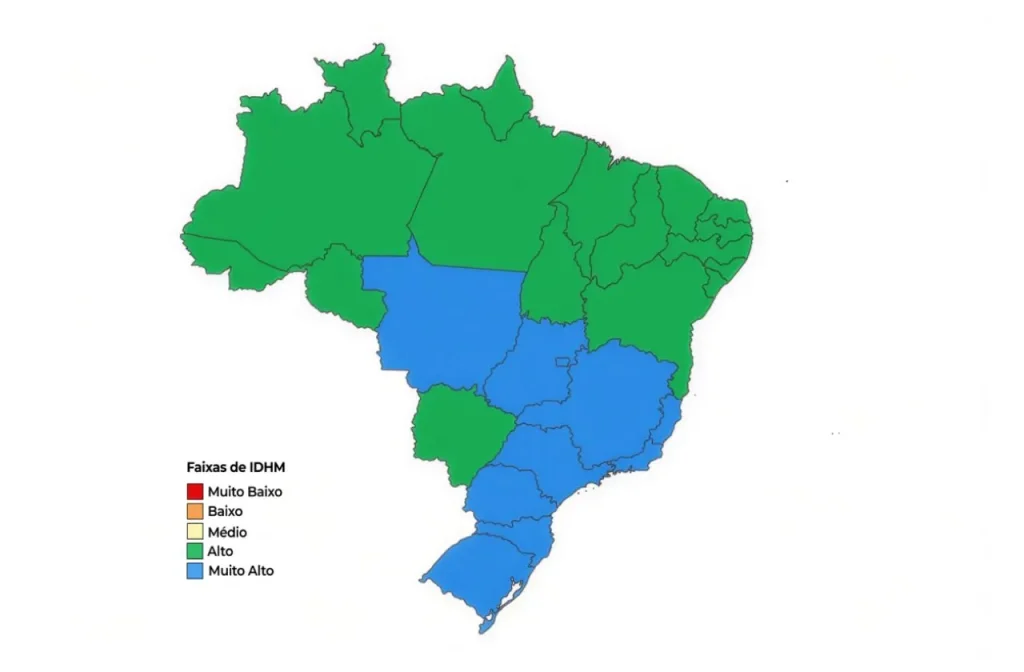 Bahia atinge IDHM de 0,759 em 2024, maior da série, mas ainda abaixo da média nacional