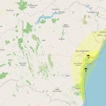 Bahia em alerta amarelo para chuvas intensas em 134 municípios neste sábado