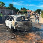 Incêndio atinge veículo em garagem no povoado Olhos D’Água, em Boquim