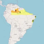 Inmet emite alertas de chuvas intensas e acumulado de chuva em 13 estados
