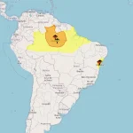 Inmet emite alertas de chuvas intensas e acumulado para 7 estados brasileiros