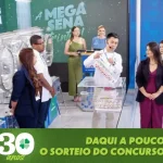 Mega-Sena completa 30 anos: acompanhe o sorteio ao vivo neste domingo