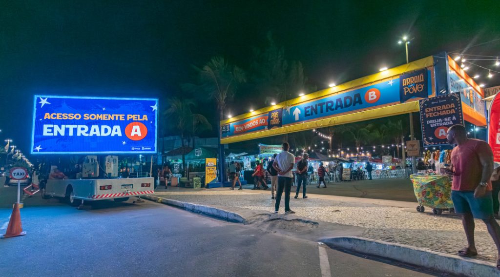 Arraiá do Povo: acesso será só pela Entrada A nesta sexta
