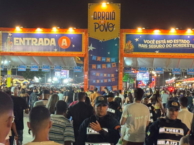 Arraiá do Povo e Vila do Forró recebem mais de 120 mil visitantes com segurança