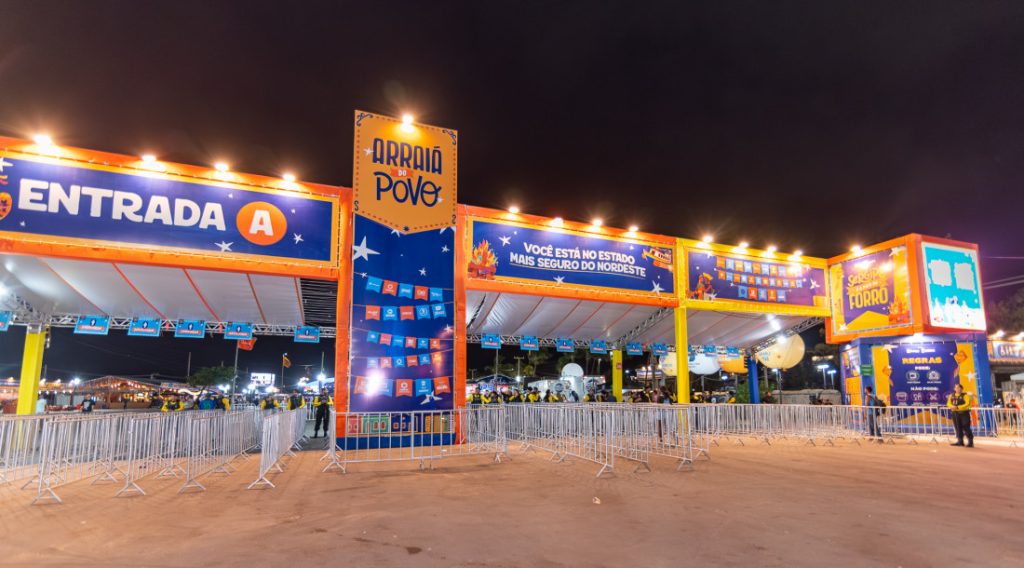 Arraiá do Povo tem acesso exclusivo pela Entrada A nesta terça-feira, 16