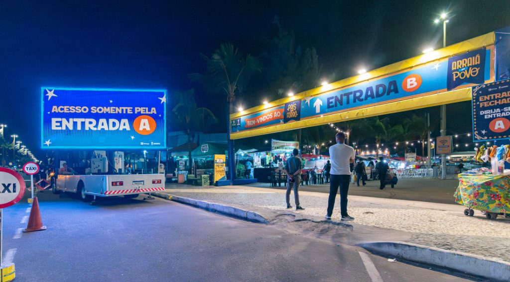 Arraiá do Povo tem esquema especial de acesso nesta quarta-feira, 10
