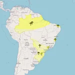 Chuvas intensas ameaçam sertão: Inmet alerta 2.235 municípios em 19 estados