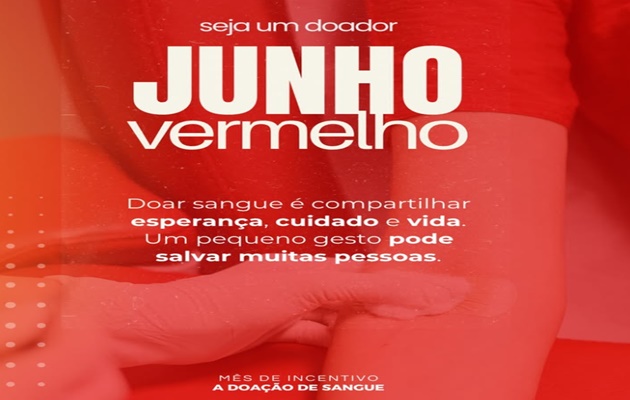 Doe sangue em junho e salve vidas no sertão sergipano