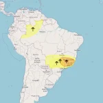 Inmet emite alertas de tempestade e granizo para 1.957 cidades neste sábado