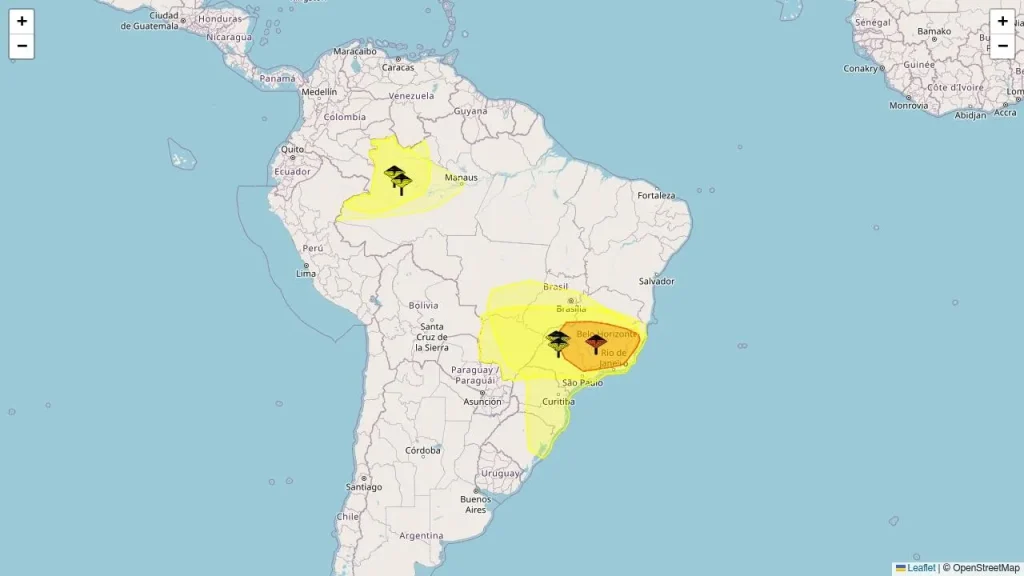 Inmet emite alertas de tempestade que atingem 13 estados; sertão em risco