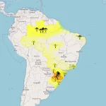 Inmet emite alertas para chuvas intensas e tempestades em 23 estados