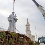 Imagem monumental de 12m marca novo ponto turístico em Aracaju