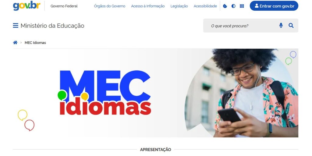 MEC lança plataforma gratuita de inglês e espanhol para todos