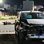 Motociclista morre atropelado por Hilux em avenida de Guanambi