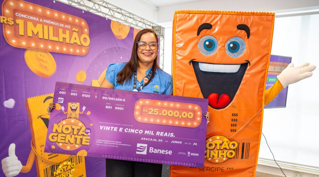 Nota da Gente: Socorro tem ganhador de R$ 1 mi e Aracaju leva mais prêmios