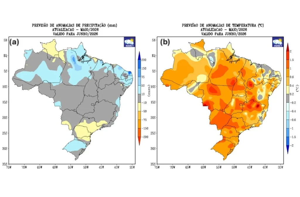Previsão do Tempo para Junho de 2026: O que Esperar em Todo o Brasil