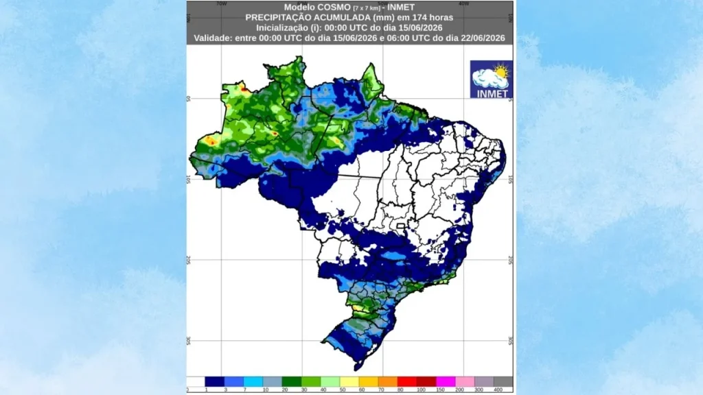 Semana seca no Sertão: chuvas se concentram no Norte e litoral do NE