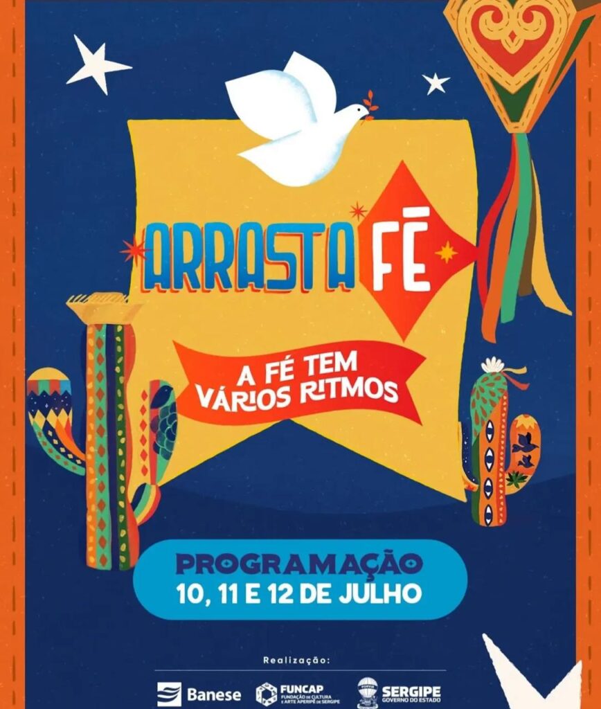 Arrasta Fé 2026 traz grandes nomes da música a Aracaju entre 10 e 12 de julho