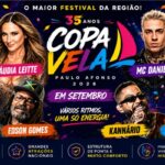Copa Vela 2026: Primeiras atrações do festival são anunciadas em Paulo Afonso