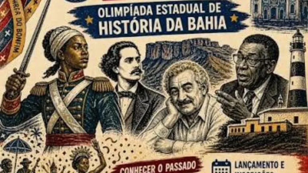 Estudantes da Bahia têm até 1º de agosto para se inscrever na Olimpíada de História 2026