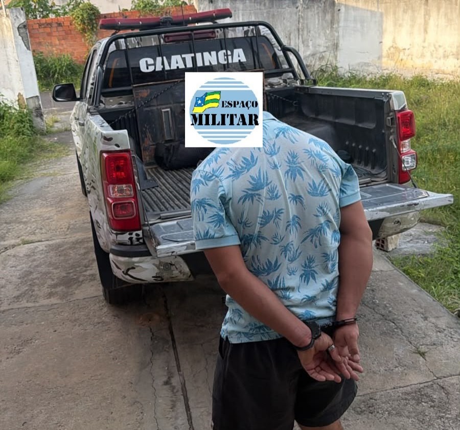 Homem foragido por estupro é preso em operação do Batalhão de Caatinga em Itabi