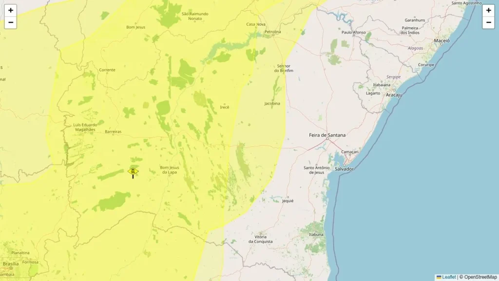 Inmet emite alertas de baixa umidade para a Bahia neste sábado