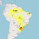 Inmet emite alertas de tempestade e chuvas intensas para 24 estados brasileiros