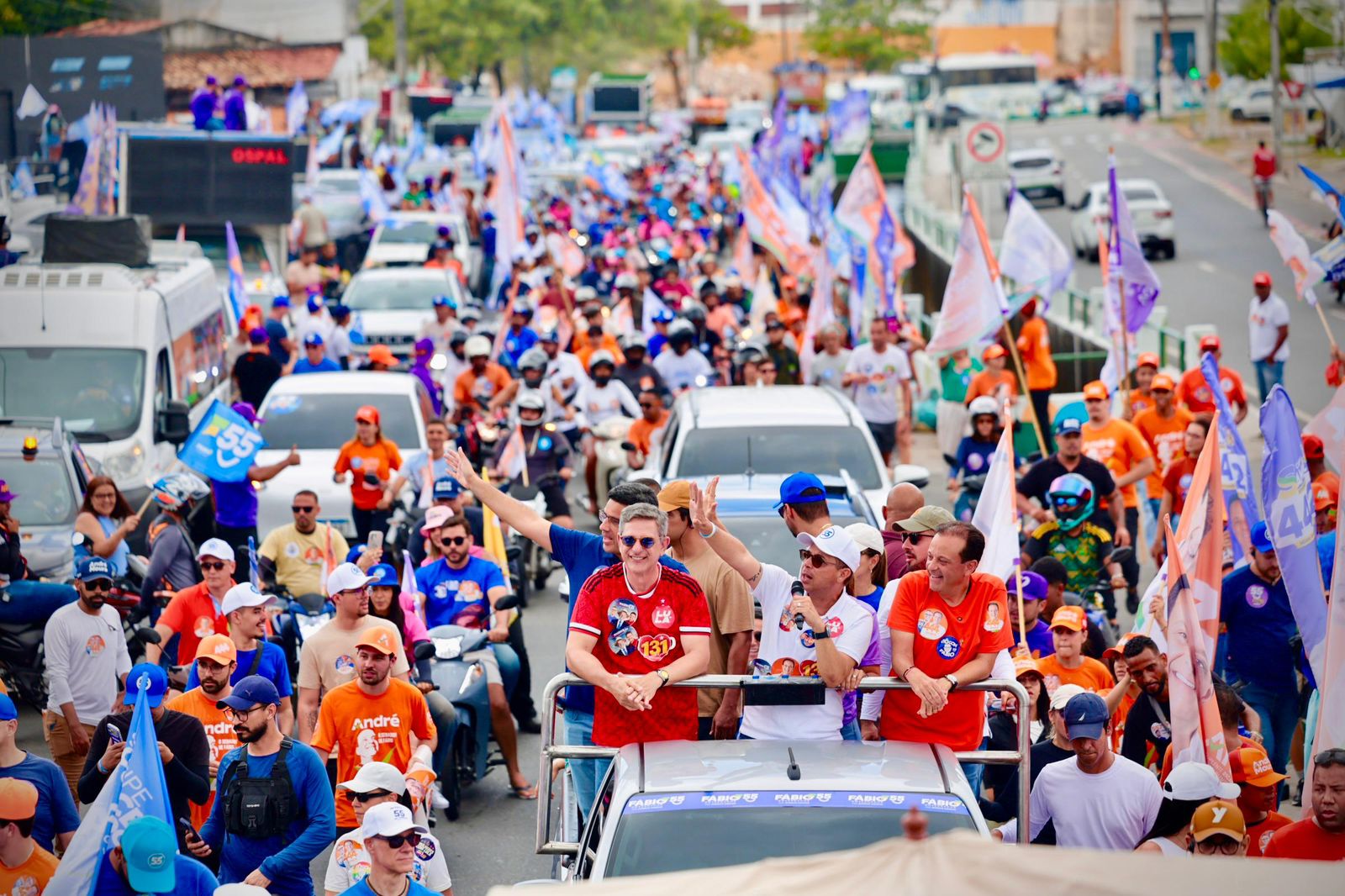Carreata do governador Fábio Mitidieri na zona norte de Aracaju