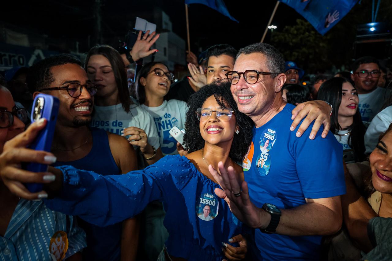 Governador Fábio Mitidieri em ponto de apoio no Marcos Freire II, em Nossa Senhora do Socorro