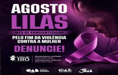OAB de Paulo Afonso mobiliza rede de proteção no Agosto Lilás