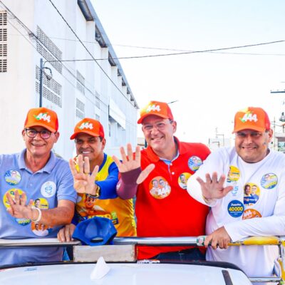 Zeca da Silva representa André Moura em carreata de Cláudio Mitidieri em Salgado