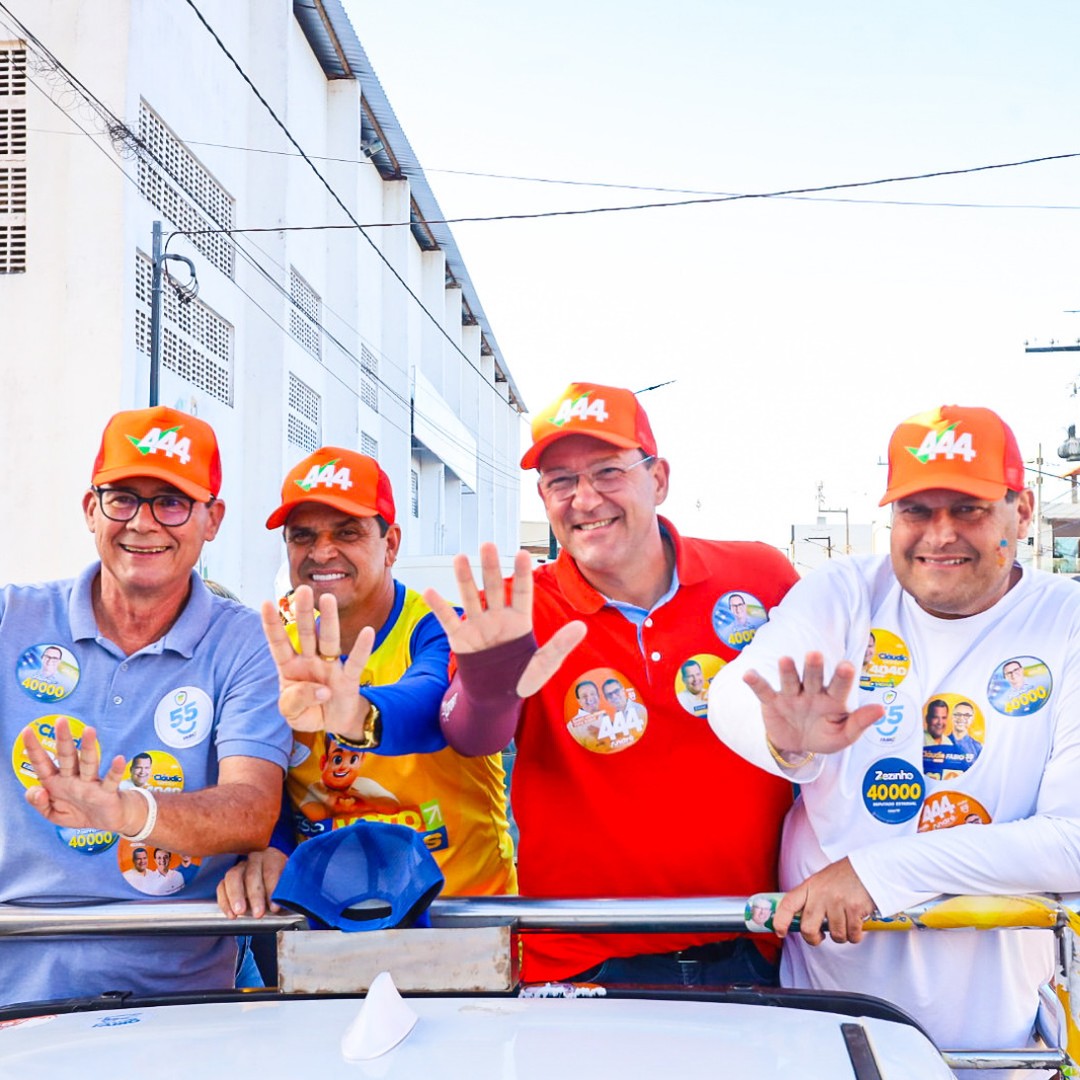 Zeca da Silva representa André Moura em carreata de Cláudio Mitidieri em Salgado