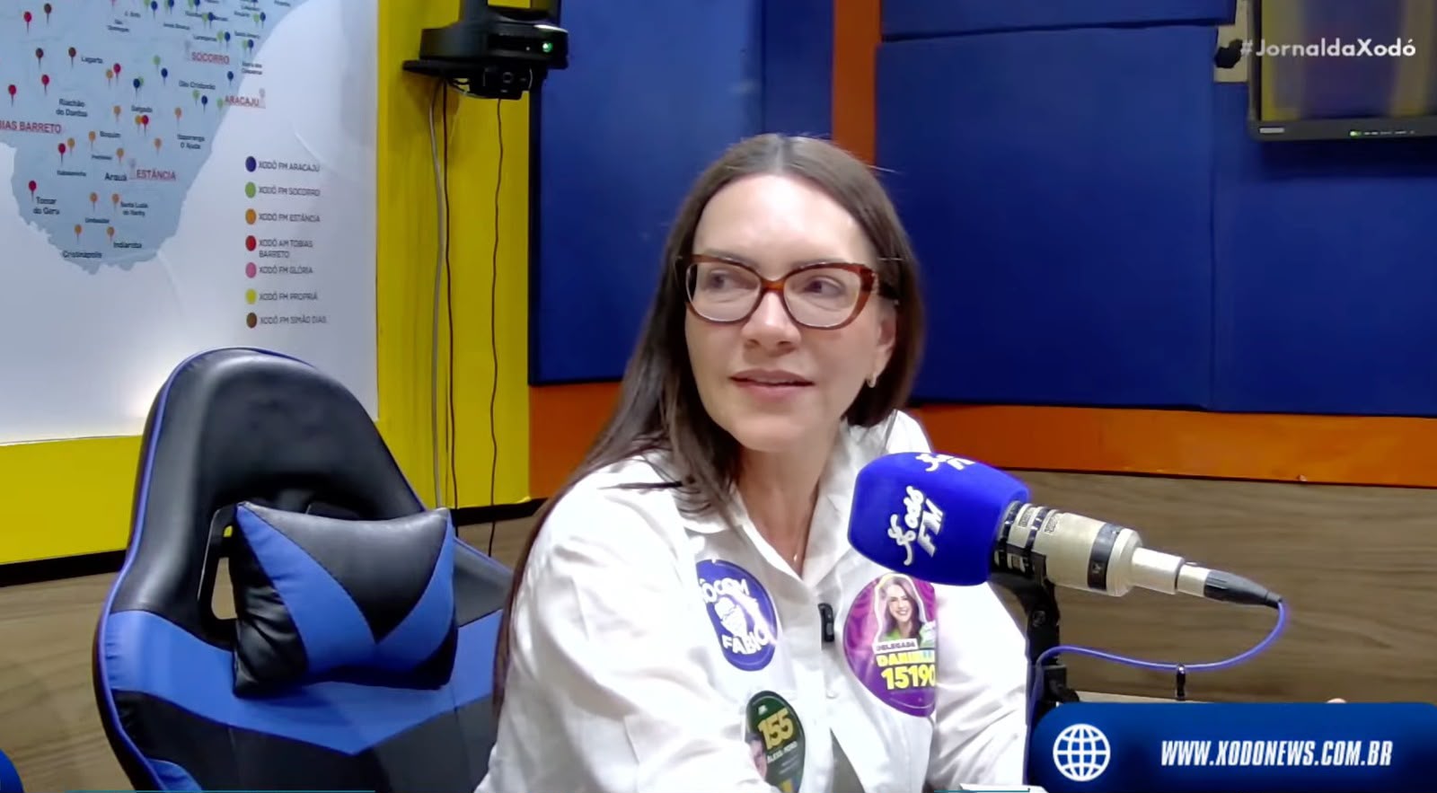 Delegada Danielle apresenta propostas para a Alese em entrevista ao Jornal da Xodó