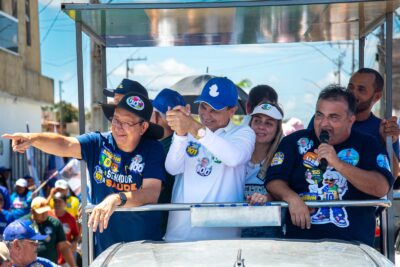 Sertão sergipano recebe carreata de Eduardo Amorim e Valmir de Francisquinho