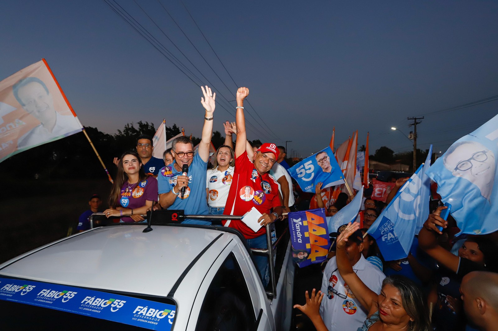 Itabi, Graccho Cardoso, Feira Nova e Glória recebem Fábio Mitidieri em carreata