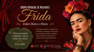 Grupo “Frida: Entre Dores e Flores” abre inscrições para mulheres
