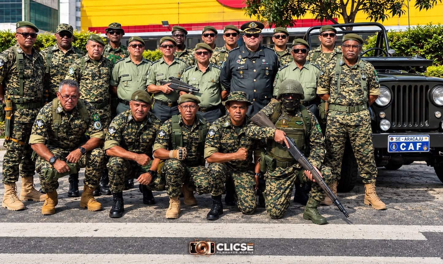 GVEB reúne veteranos do Exército e da Aeronáutica em desfile em Socorro