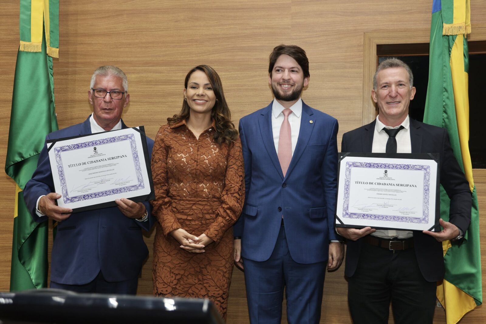 Jorginho Araujo concede cidadania sergipana a gaúchos radicados em Umbaúba