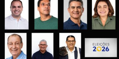 Sete candidatos confirmados na disputa pelo governo do Amazonas em 2026