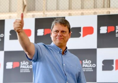Governador Tarcísio de Freitas anuncia apoio a Eduardo Amorim ao Senado