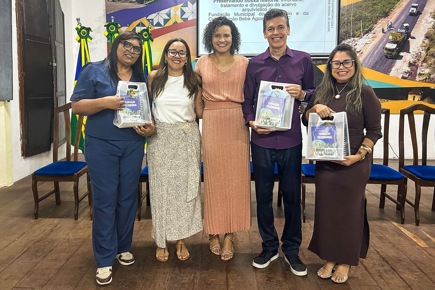 Estudantes do Departamento de Ciência da Informação da UFS recebem homenagem na cerimônia