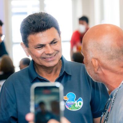 Valmir diz que queda da criminalidade não é de um governo; apresentador rebate