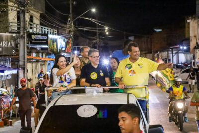 Cláudio Mitidieri encerra a semana de campanha na capital