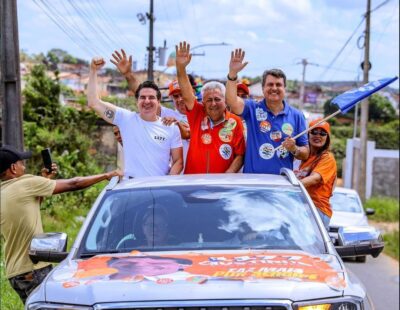 Gustinho Ribeiro fecha a agenda eleitoral na Cidade Jardim